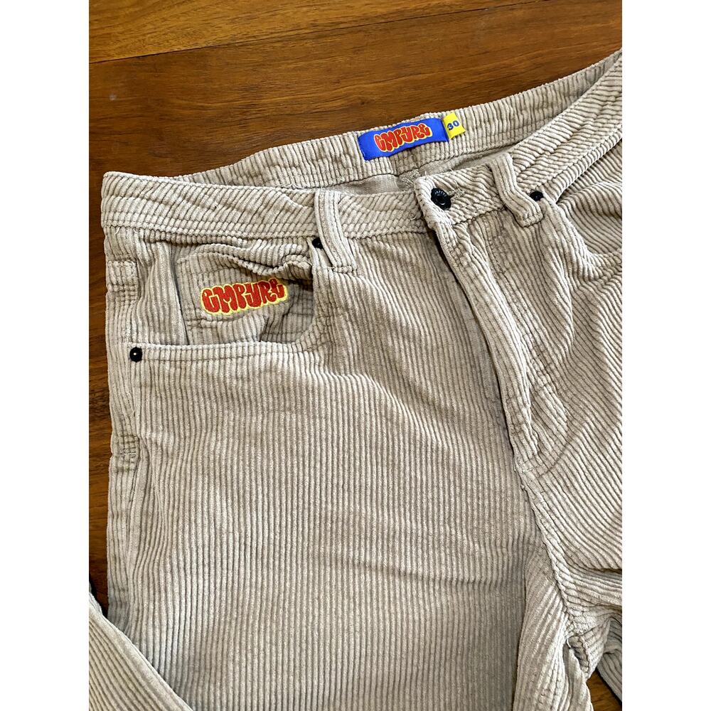 Khaki Tan Empyre Loose Fit Straight Leg Corduroy Pants | Skater - (Men's 30) - Picture 7 of 9